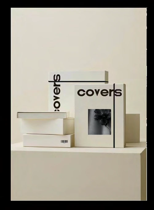 Covers cream packaging with floral imagery