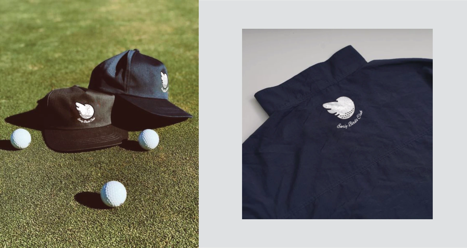 Cap and polo shirt application mockups